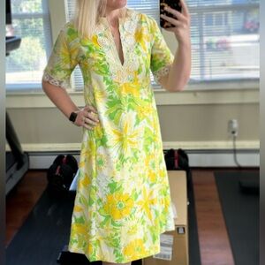 Vintage Lilly Pulitzer Lace Midi Kaftan